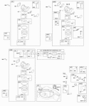 Carburetor Fuel Supply Diagram and Parts List for 126L02-0132-F1  Briggs and Stratton Engine